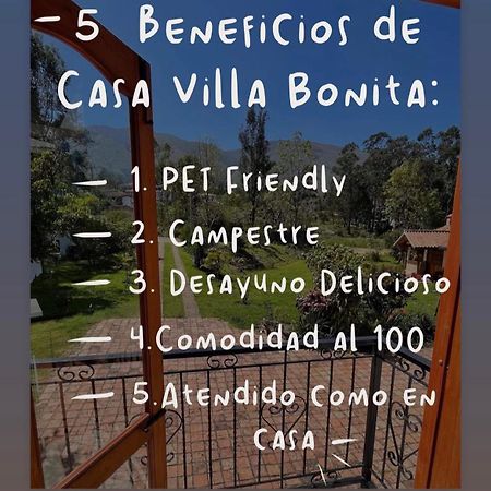 Casa De Campo Villa Bonita Hotel Villa de Leyva Eksteriør bilde